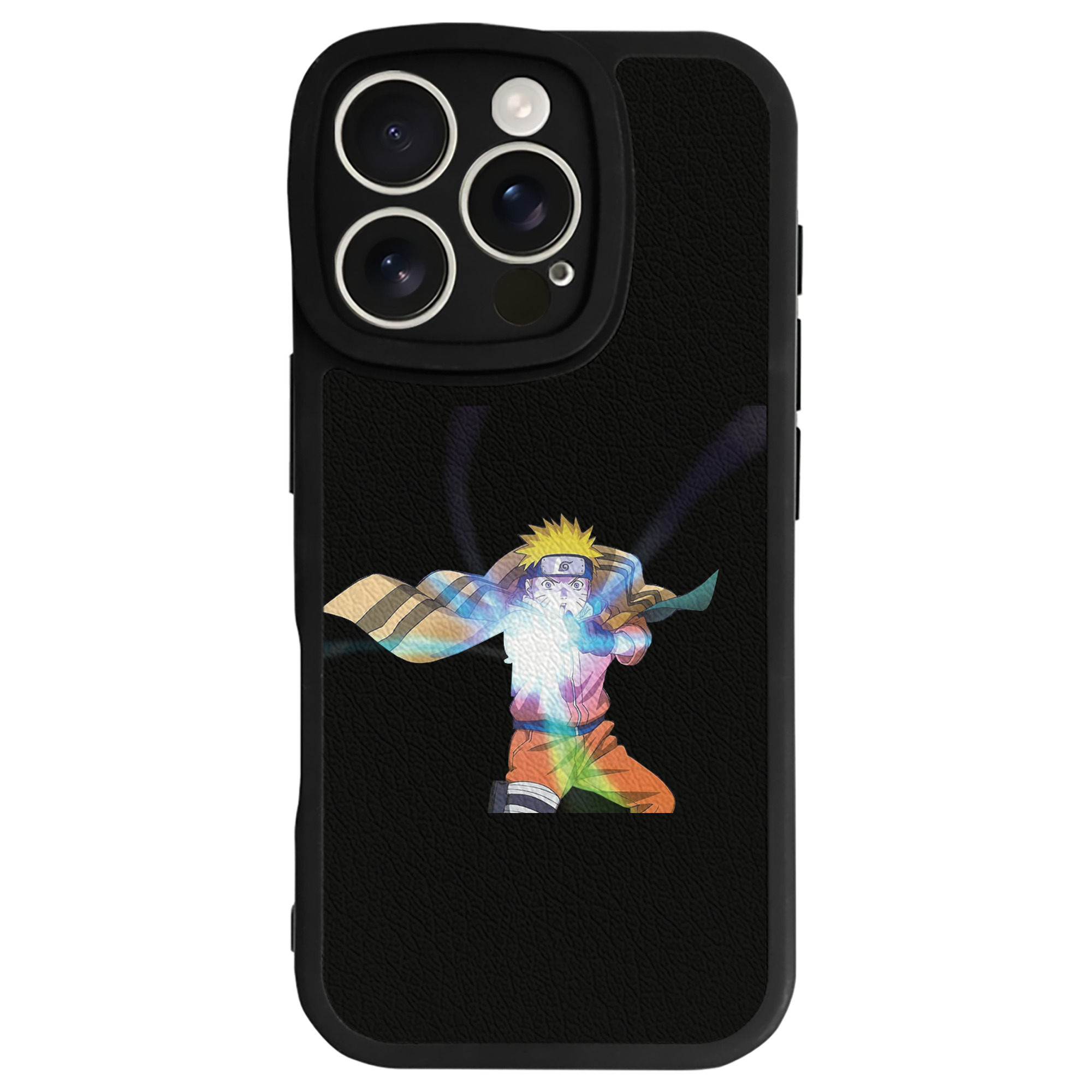 （画像用） NARUTO -ナルト- うずまき ナルト Uzumaki Naruto 【iPhone 16シリーズ対応】シリコンスマホケース（レザー調） 材質：シリコン